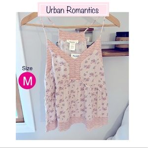 NWT * Pink Floral Tami Tank M
